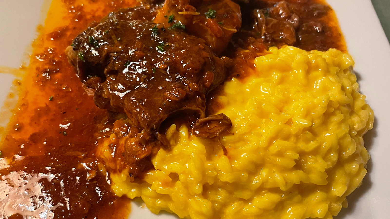 Risotto ossobuco del ristorante Casa Mia a Besana Brianza