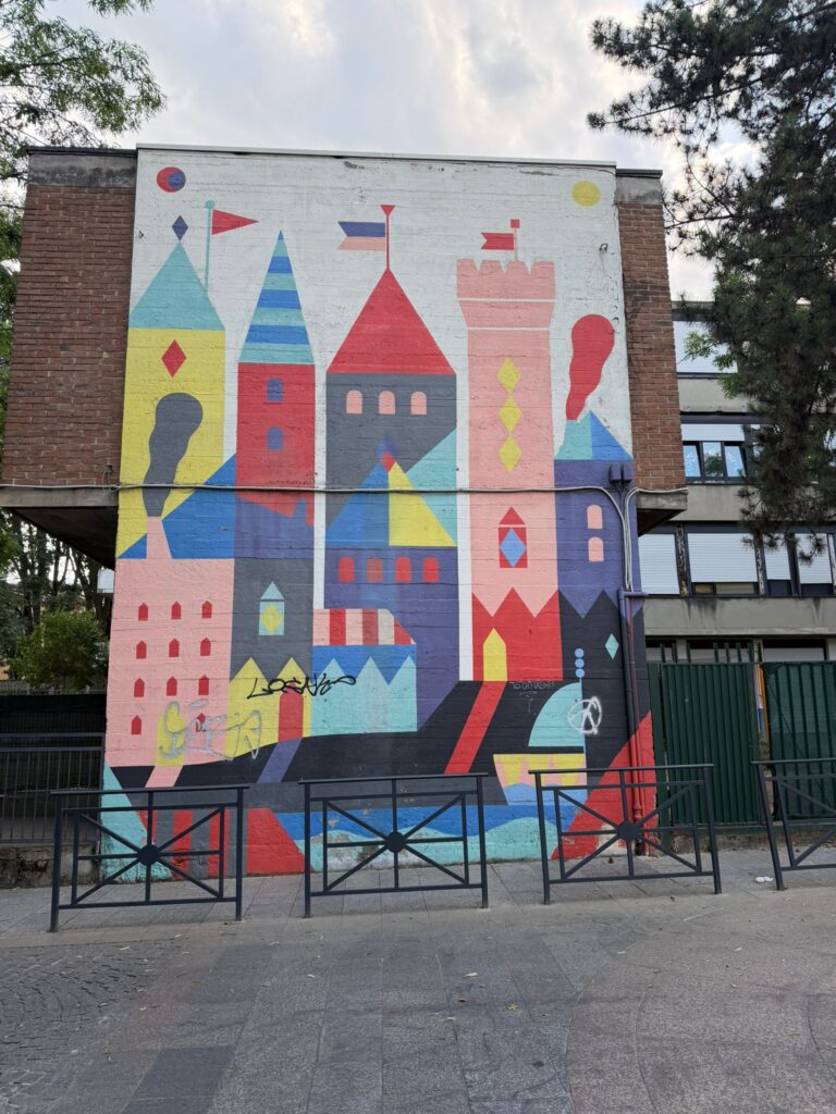 street art di Camilla Falsini a Monza