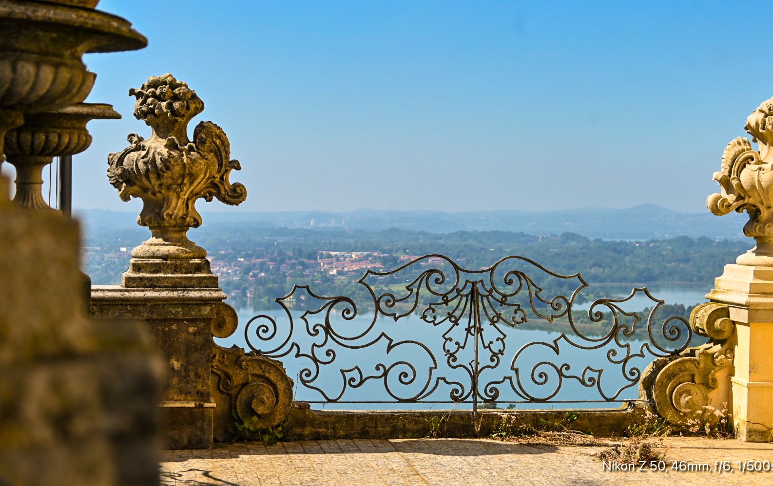 veduta da Villa Bertarelli a Galbiate (LC)